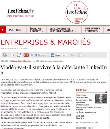 Viadéo va-t-il survivre à la déferlante LinkedIn ?

