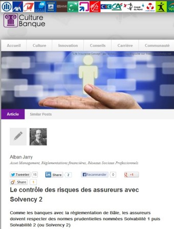 Le contrôle des risques des assureurs avec Solvency 2