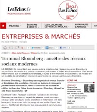 Terminal Bloomberg : ancêtre des réseaux sociaux modernes