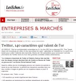 Twitter, 140 caractères qui valent de l’or