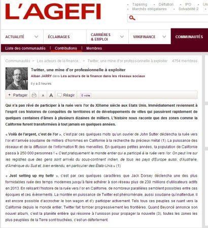 Twitter, une mine d’or professionnelle à exploiter