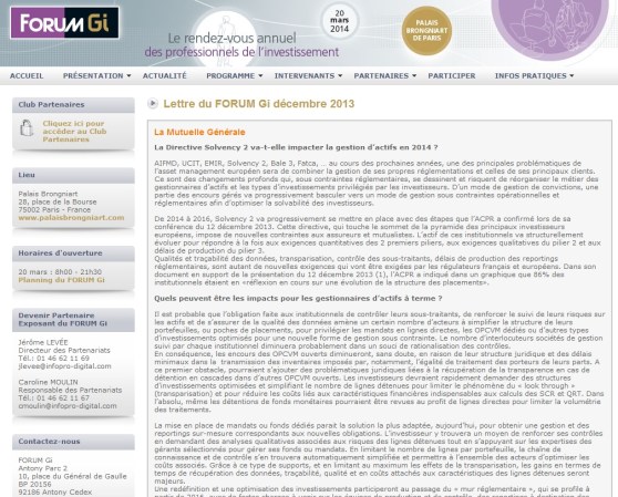 La Directive Solvency 2 va-t-elle impacter la gestion d’actifs en 2014 ?