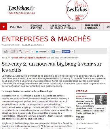 Solvency 2, un nouveau big bang à venir sur les actifs