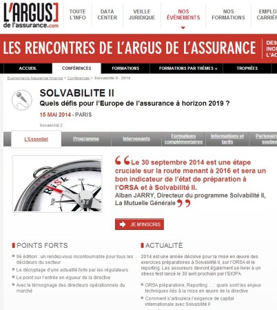 conférence argus assurance solvency 2