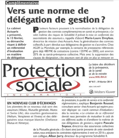 Vers une norme de délégation de gestion ? alban jarry