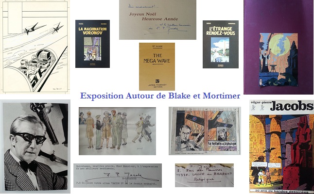 exposition blake et mortimer par alban jarry - jacobs juillard ted benoit espadon mystere pyramide