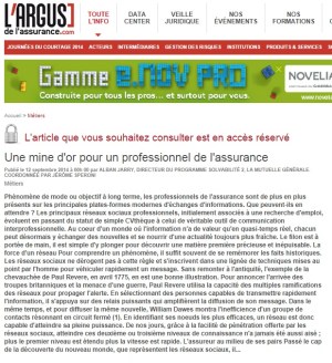 Réseaux Sociaux : Une mine d'or pour un professionnel de l'assurance